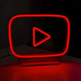 Logo Youtube Placa neon LED