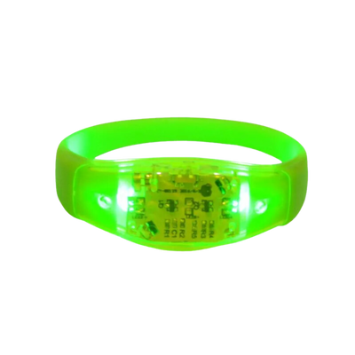 Pulseira de LED Ativada por Som - Verde-Limao