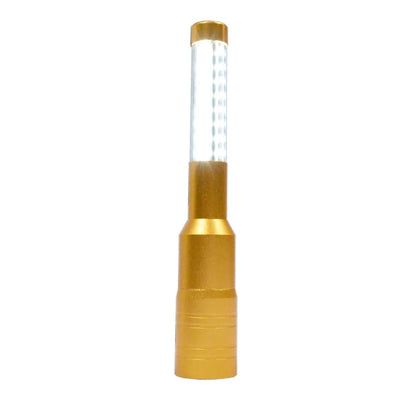 Enfeite Led Para Garrafa Modelo Strobo - Dourado