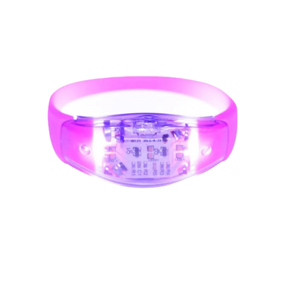 Pulseira de LED Ativada por Som - Roxo